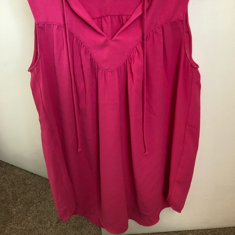 Cute pink tank top blouse